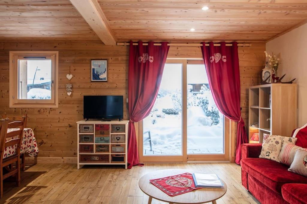 Charmant Appartement Dans Chalet, Coeur De موجوف المظهر الخارجي الصورة